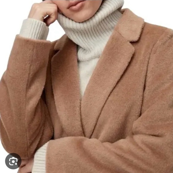 Aritzia Stedman Wool Alpaca Coat Caramel colour - Picture 4 of 4